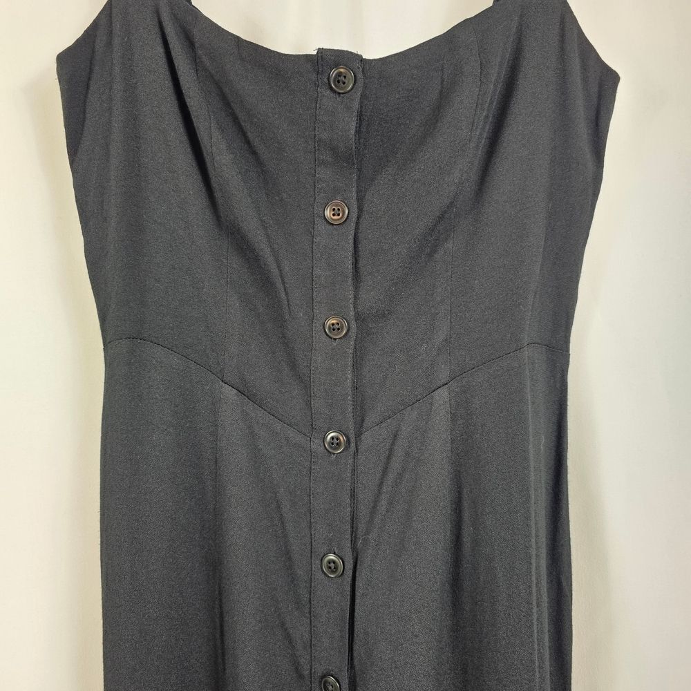 Reformation Wide Leg Jumpsuit in Black - Size 8 - Picture 5 of 9